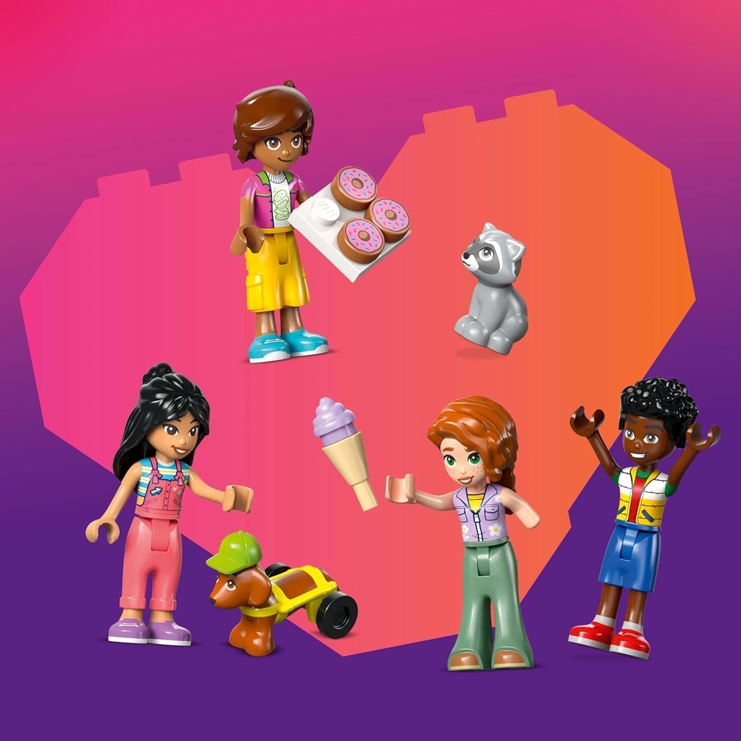LEGO Friends Tree House Stavebnice a hraní Sada na hraní rolí Hrací dům pro dívky 8 let Sada se 4 minifigurkami postav a 2 figurkami zvířat Tip na dárek pro děti 42652 Stavebnice Besuche den LEGO-Store