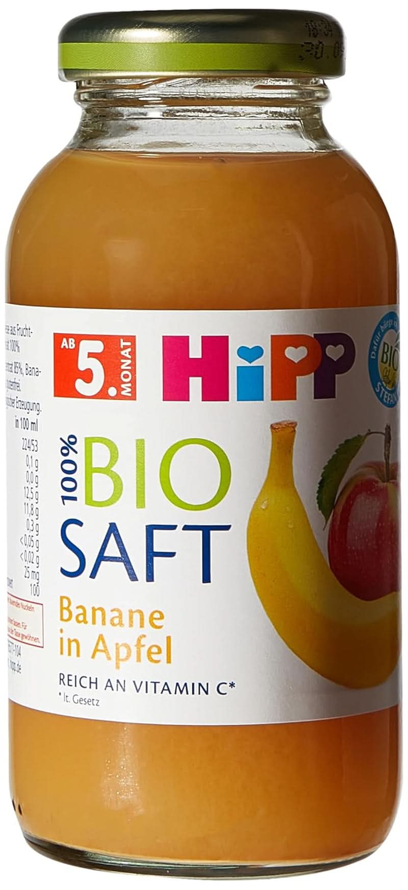Hipp Banánovo-jablečný bio, balení 6 ks (6 X 200 ml) Matka a dítě Naty Shop 6 x 200 ml Banán a jablko