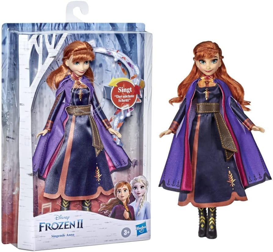 Hasbro Ice Queen Singing Anna păpușă cu muzică în rochie violet la Disney's The Ice Queen 2, jucărie pentru copii de la 3 ani 57237830 Multicolor Papusi Naty Shop