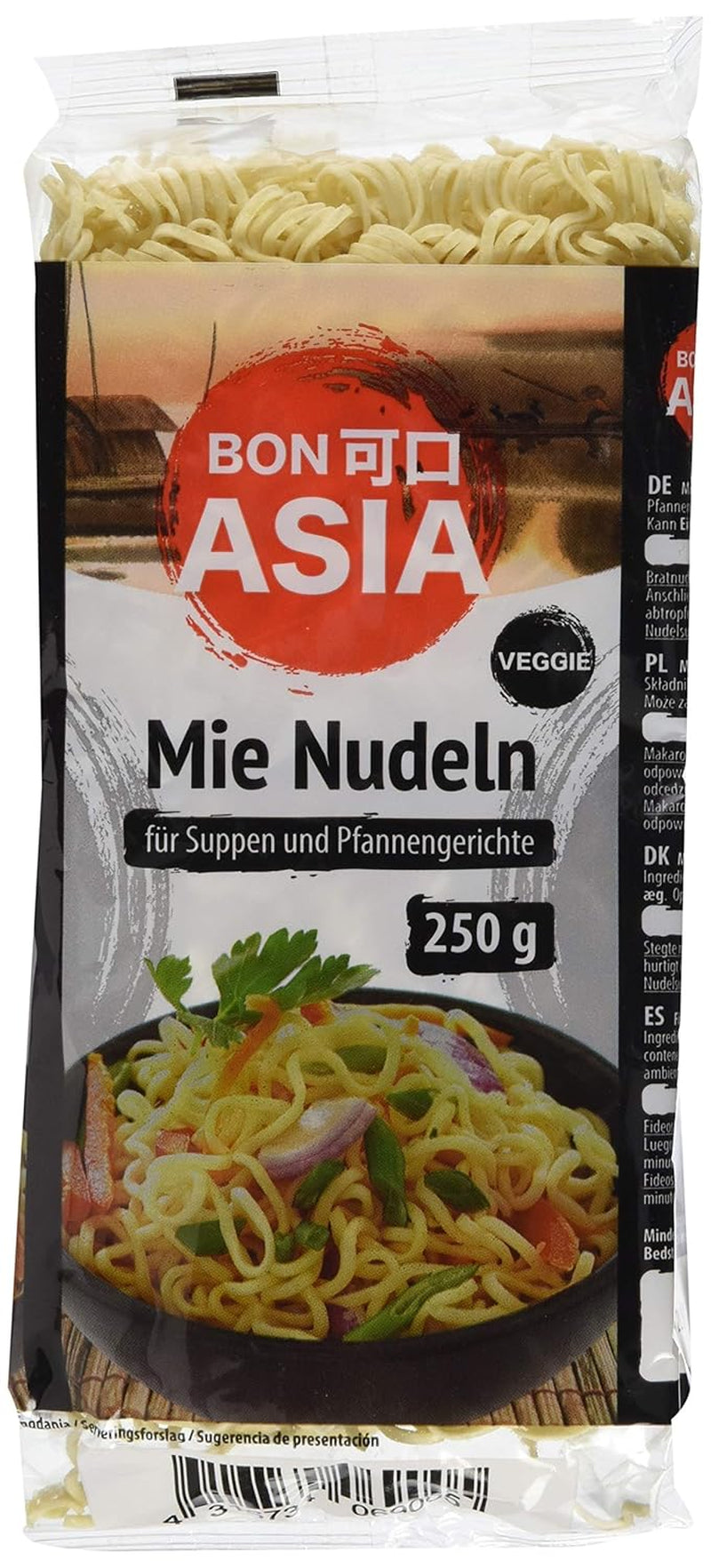 BONASIA Mie nudle, ohne Ei, 250 g