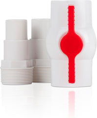 Gre AR512 - Supapă pornire/oprire cu 2 adaptoare pentru furtunuri de Ø38 și Ø32 mm