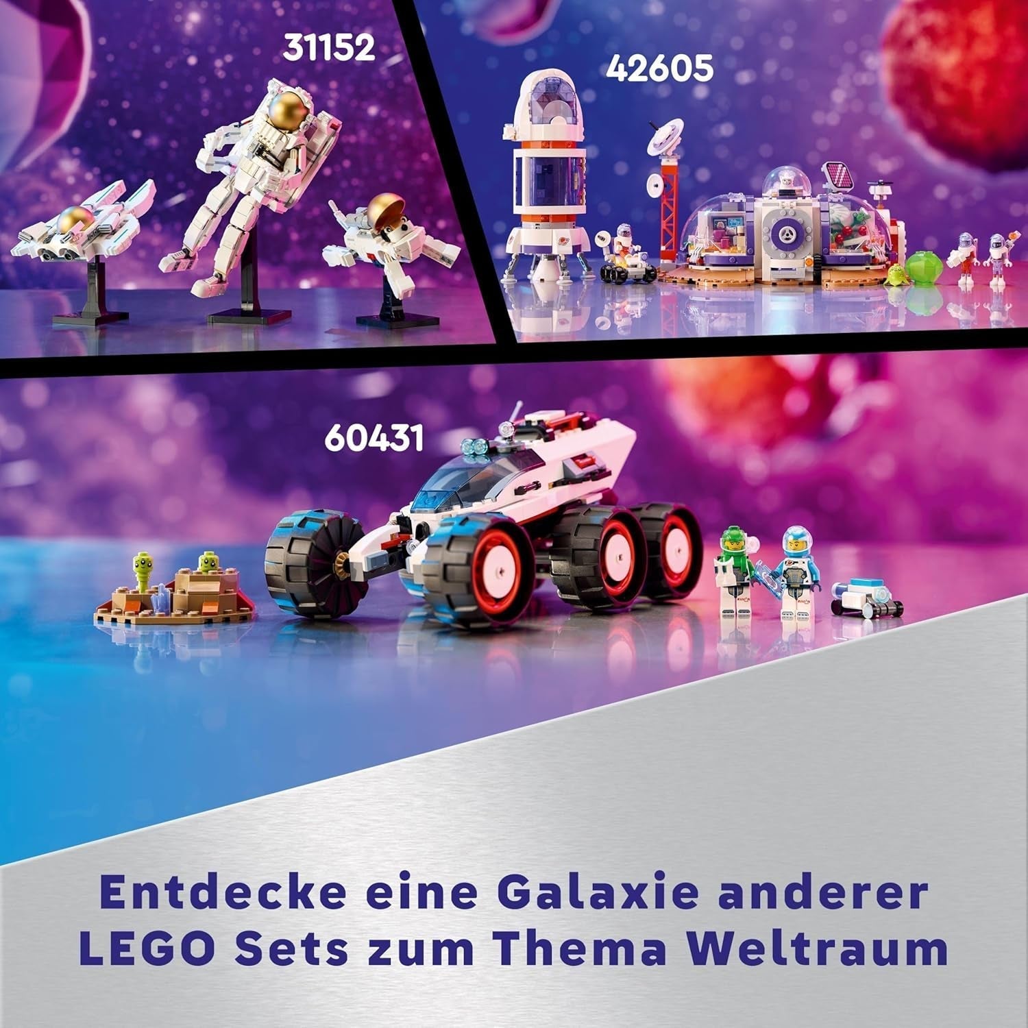 LEGO Technic Vtol Space Transporter LT81, Vesmírná stavebnice, Vesmírná hračka, Vesmírná loď, Hrací sada Mini Rover, Dárek pro chlapce a dívky starší 10 let 42181 Stavebnice Besuche den LEGO-Store