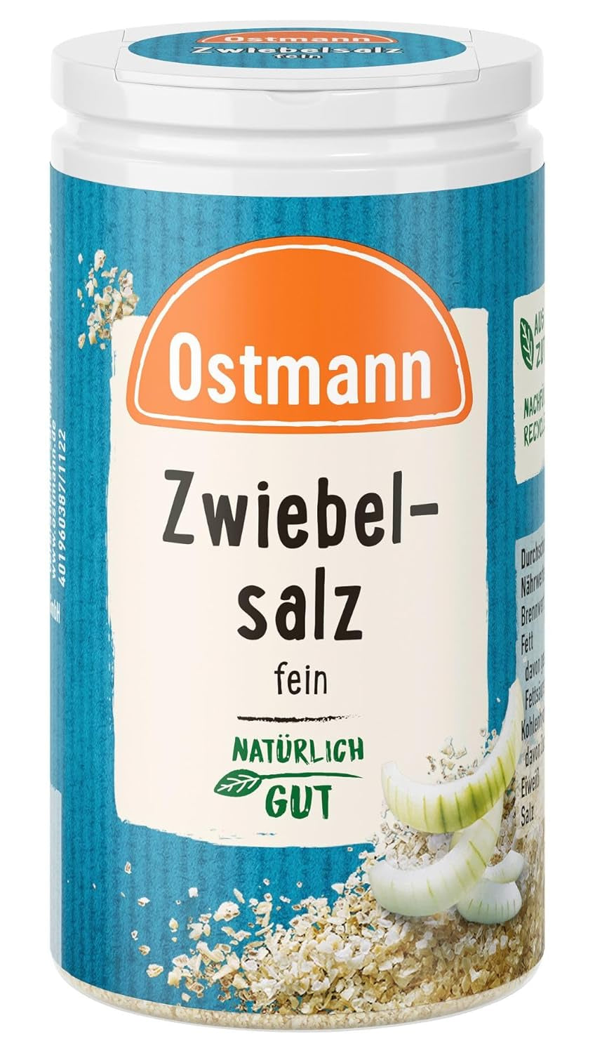 Ostmann Gewürze - Zwiebelsalz | Nachfüllbare & recyklovatelné balení | 60 g v Der Streudose