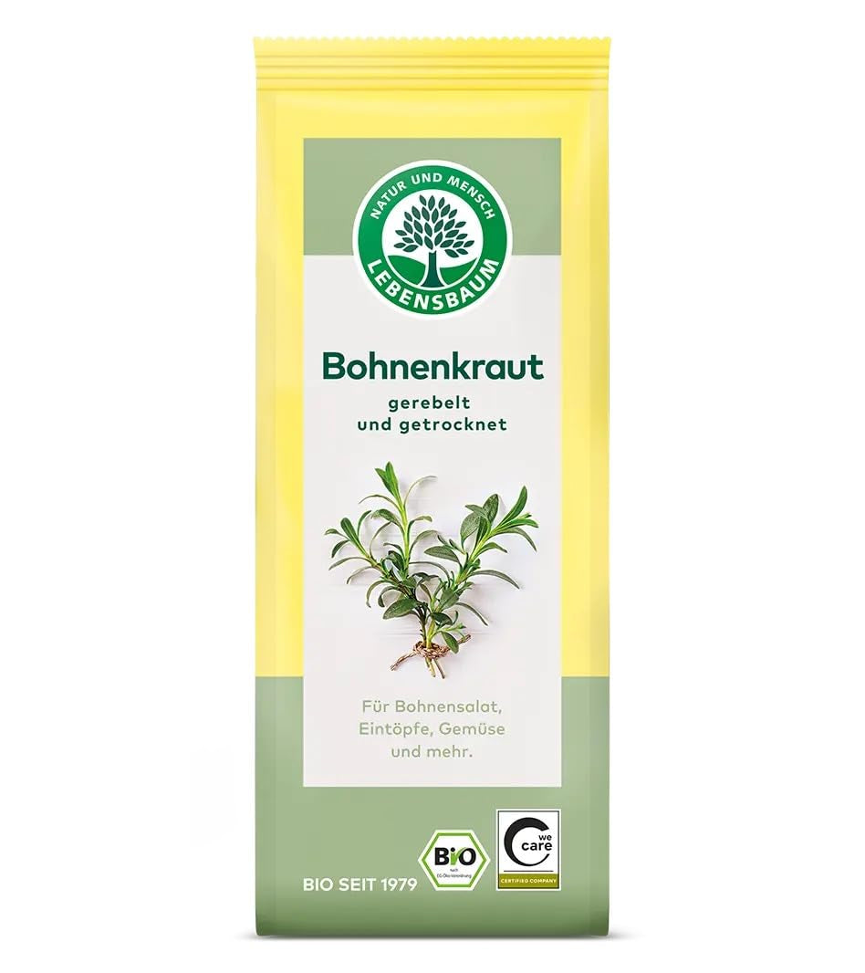 Lebensbaum Liebstöckel geschnitten, Bio-Gewürz mit würzigem Geschmack, Maggi-Kraut für Suppen, Marinaden, Fleisch- und Fisch-Gerichte, vegan, 15g