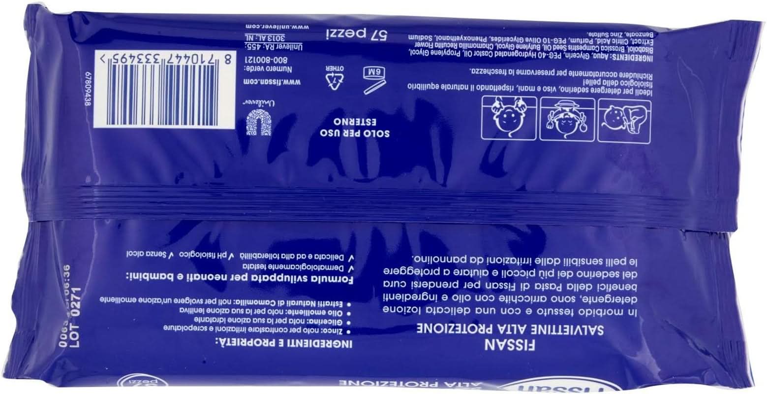 Fisan, ubrousky - 310 g Dětské vlhčené ubrousky Naty Shop