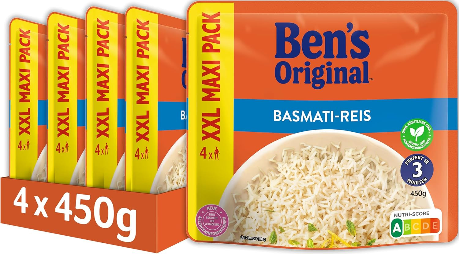 BEN'S ORIGINAL™ Express Basmati rýže 6 x 220 g