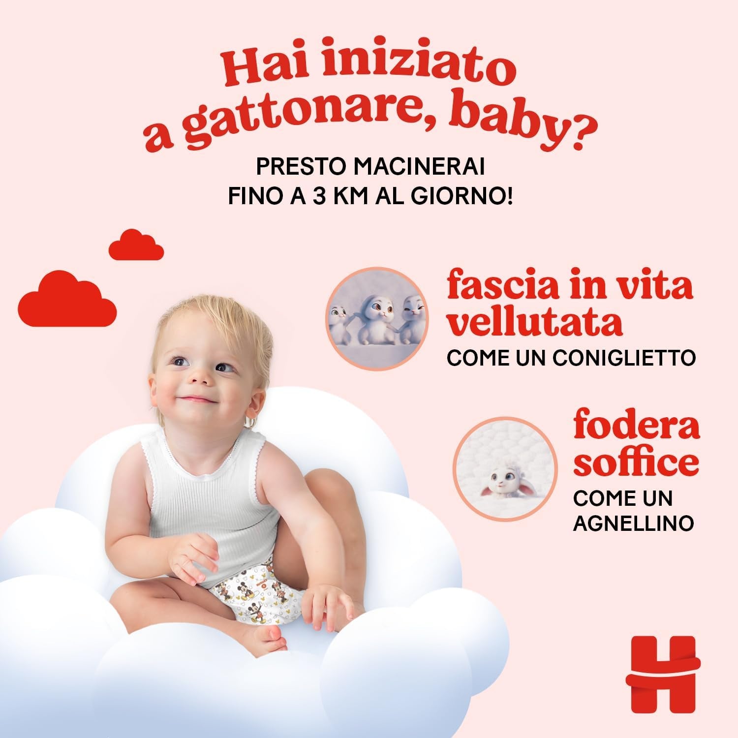 Plenky Huggies Ultra Comfort/Little Movers, velikost 3 (4–9 kg), design Disney, savé, plná ochrana, počet 126