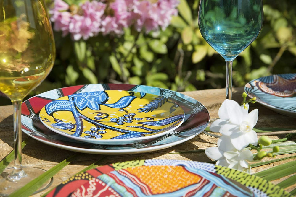 Sada nádobí Excelsa Africa 18 kusů, porcelán a keramika, vícebarevný Naty Shop