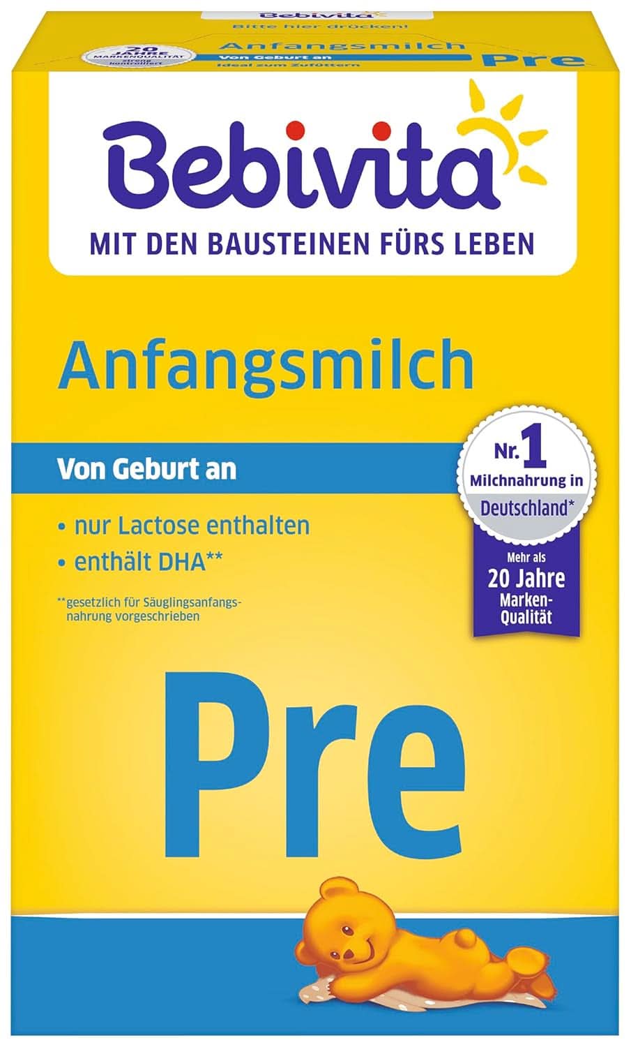 Bebivita Pre kojenecká výživa, balení 5 X 500 gramů Mother and Child Naty Shop