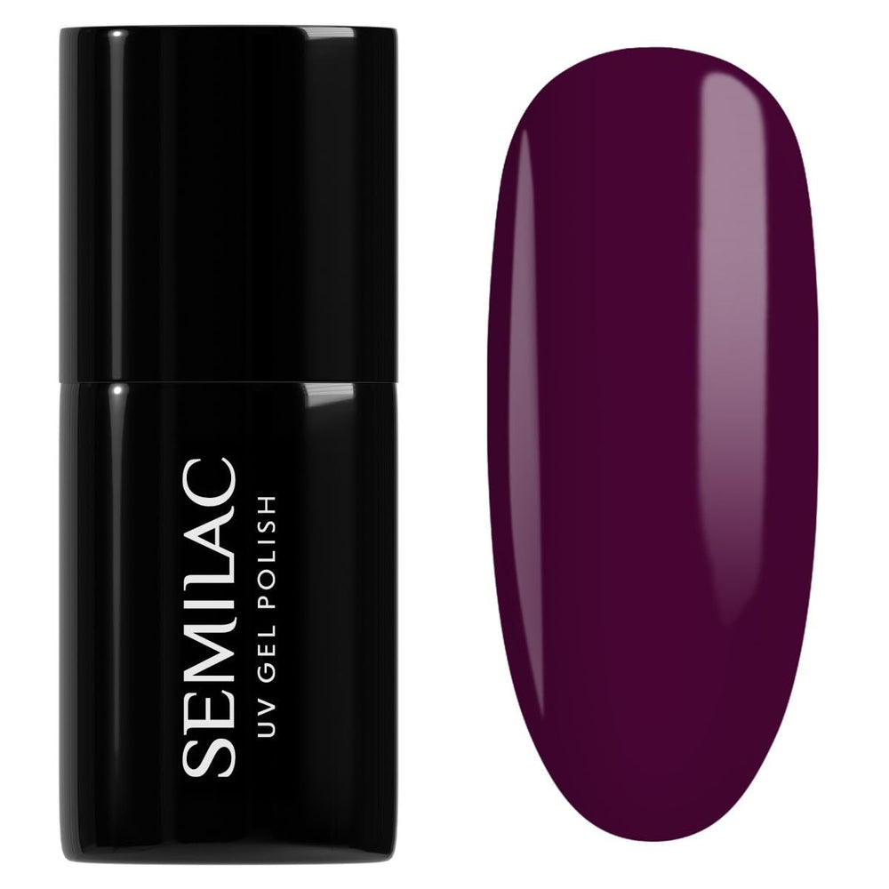 Semilac UV Nagellack Hybrid 404 Black Beans Muffin 7ml Kollektion Tastes of Fall
