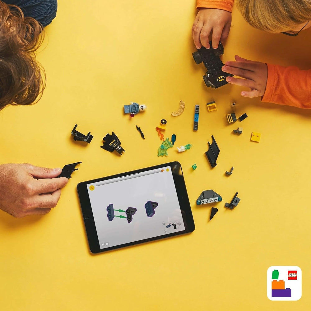 LEGO DC Batman: Batman & Batmobile vs. Pan Freeze - Auto superhrdina se 2 minifigurkami - Ledový vystřelovač s ohnivými prvky - Dárek pro chlapce a dívky od 4 let 76301 Stavebnice Besuche den LEGO-Store