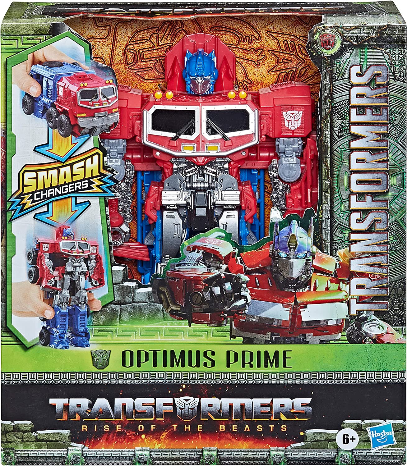 Hračky Transformers k filmu Rise of the Beasts, Smash Changer Optimus Prime 6, 22,5 cm Akční figurky Naty Shop