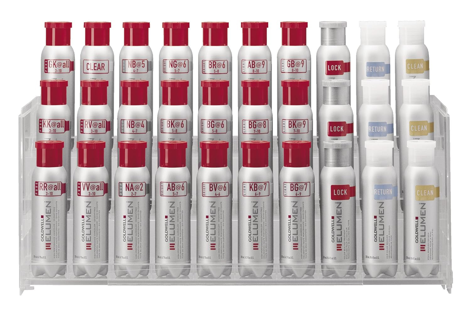 Goldwell Elumen Colour roșu pur RR@all 200ml Vopsea pentru par Naty Shop Albastru 200 Ml (1 pachet)