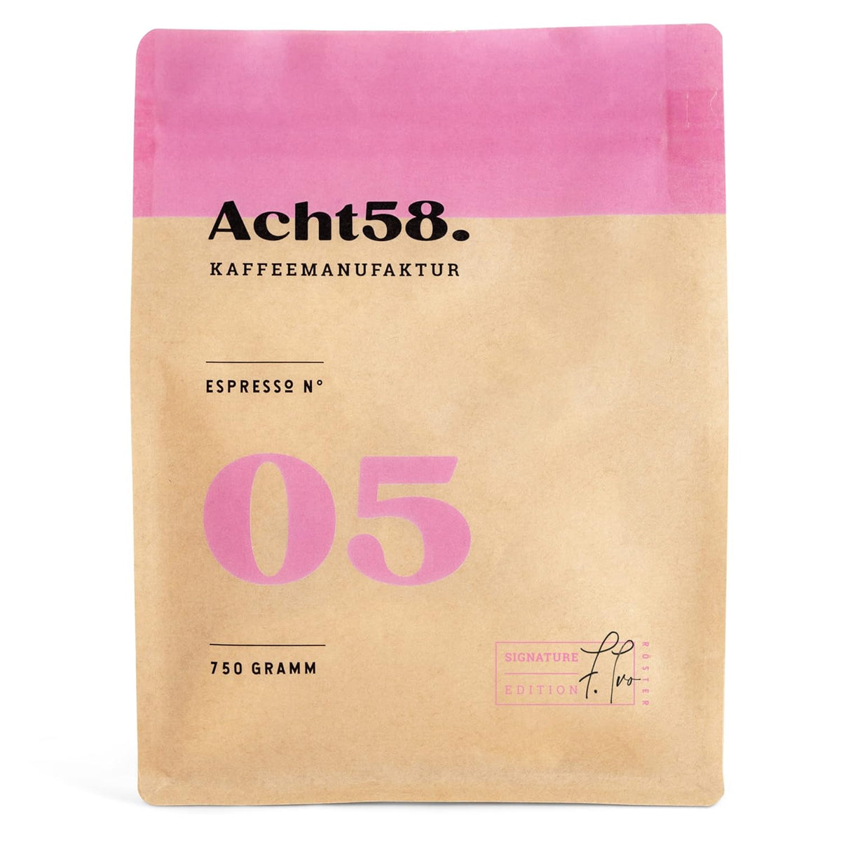 Espresso Nr. 5 – Amestec Pur de Arabica Specială – Boabe de cafea din Guatemala, Etiopia și Brazilia - 750g