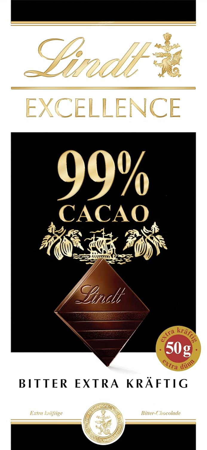 Lindt Excellence 78% kakaová tyčinka - Veganská tyčinka Intensity Cocoa 100g Ideální dárek