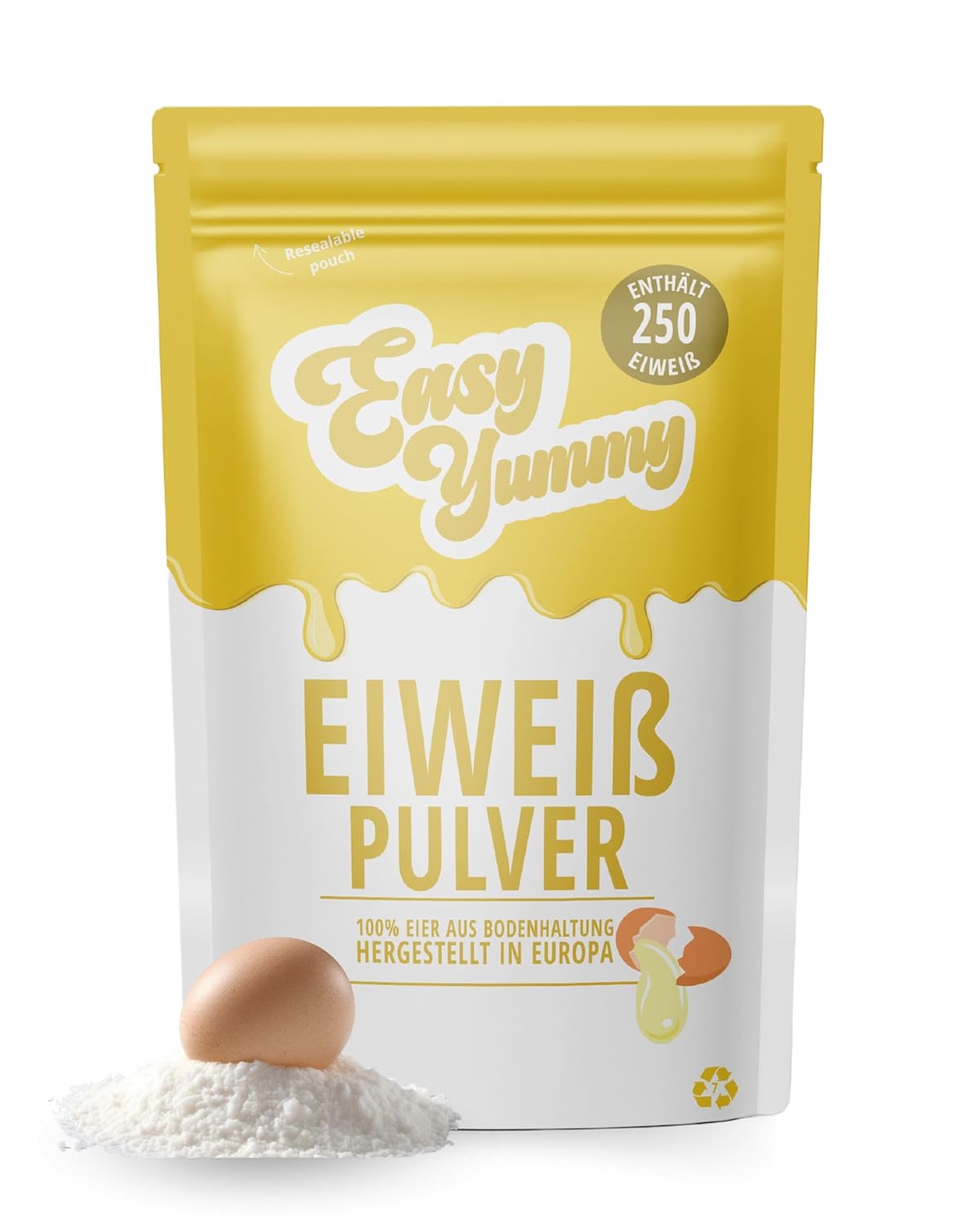 Easy Yummy 100% vaječný bílek v prášku na vaření a pečení