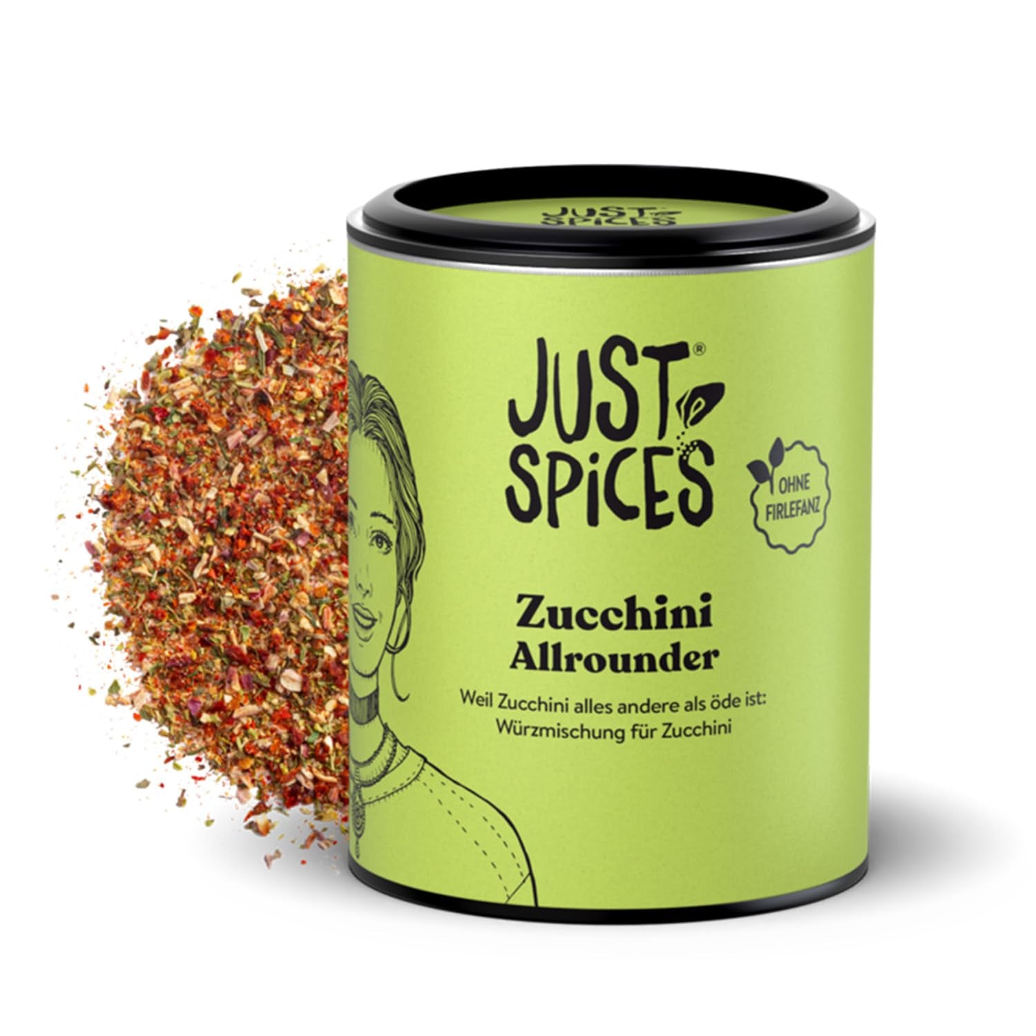 Just Spices Gemüse Allrounder I Jedes Gemüse von Aubergine bis Cuketa lecker würzen I Gewürzdose, 75 g