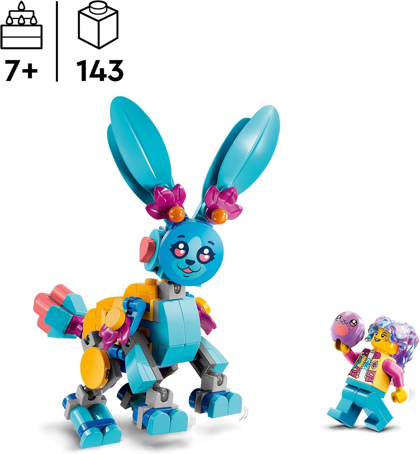 LEGO Dreamzzz Bunchus Creative Animal Adventures Dětská hračka Bunny Fantasy Playset 20 v 1 s minifigurkou Izzie Dárek pro dívky a chlapce 7 let 71488 Stavebnice Besuche den LEGO-Store