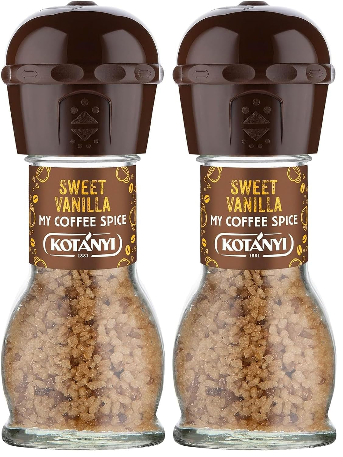 KOTÁNYI Vanilla Dream - charaktervoller Vanillegeschmack, Als Topping und Raffiniertes Kaffeegewürz, Mühle 53g