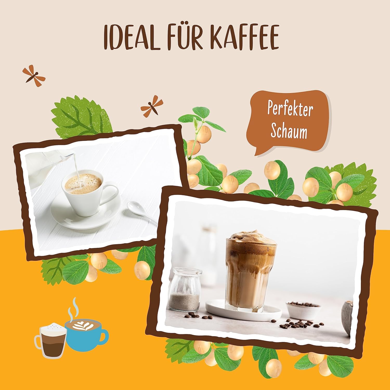 Allos Sojadrink Barista pěna pro veganskou kávu bez laktózy
