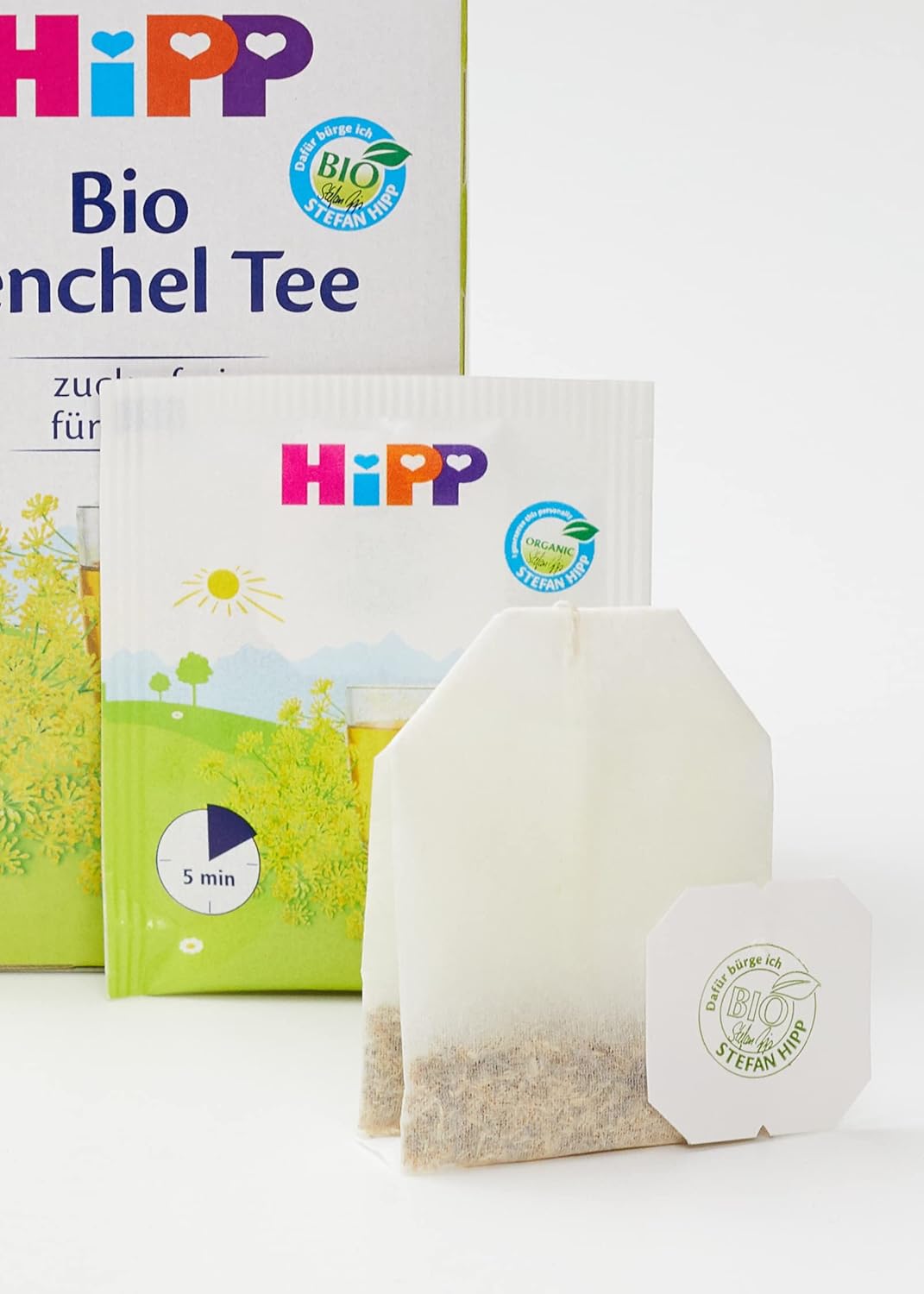 Hipp Organic Tea Drinks Ceai organic de musetel, pachet de 6 (6 x 30 g) Naty Shop