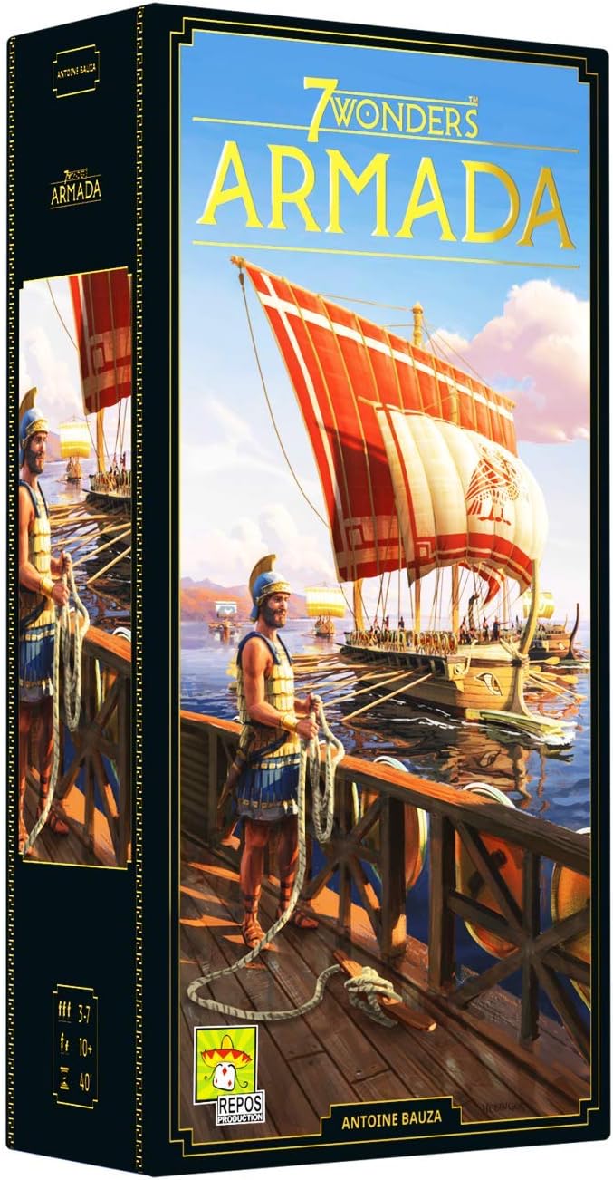 Asmodee 7 Wonders Duel, joc de bază, joc pentru cunoscători, joc de strategie, 2 jucători, vârste 10+, 30 de minute, germană