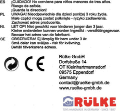 Dřevěná hračka Rülke 23112 Domeček pro panenky, barvy dřeva, červená Domky pro panenky Naty Shop