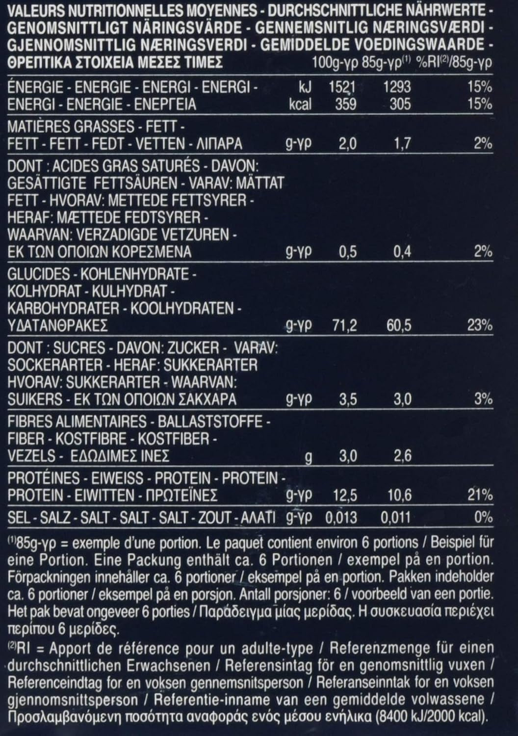Těstoviny Barilla Collezione Fusilli krátké kousky, (1 x 500 g)