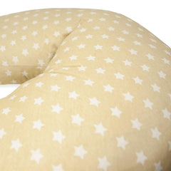Kojící polštář pro novorozence, XL, potah 100% bavlna, snímatelný a pratelný, Polyesterová výplň, motiv hvězdy Doplňky Potraviny a kojení Bebe Naty Shop