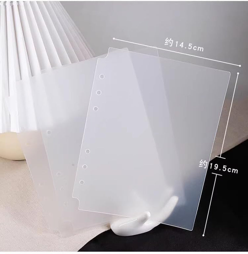 Set organizator unghii A5 cu sistem de închidere cu capse și foi detașabile – Cutie transparentă robustă + 6 tampoane adezive și carte de depozitare detașabilă pentru unghii artificiale/adezive – Ideal pentru depozitare, prezentare