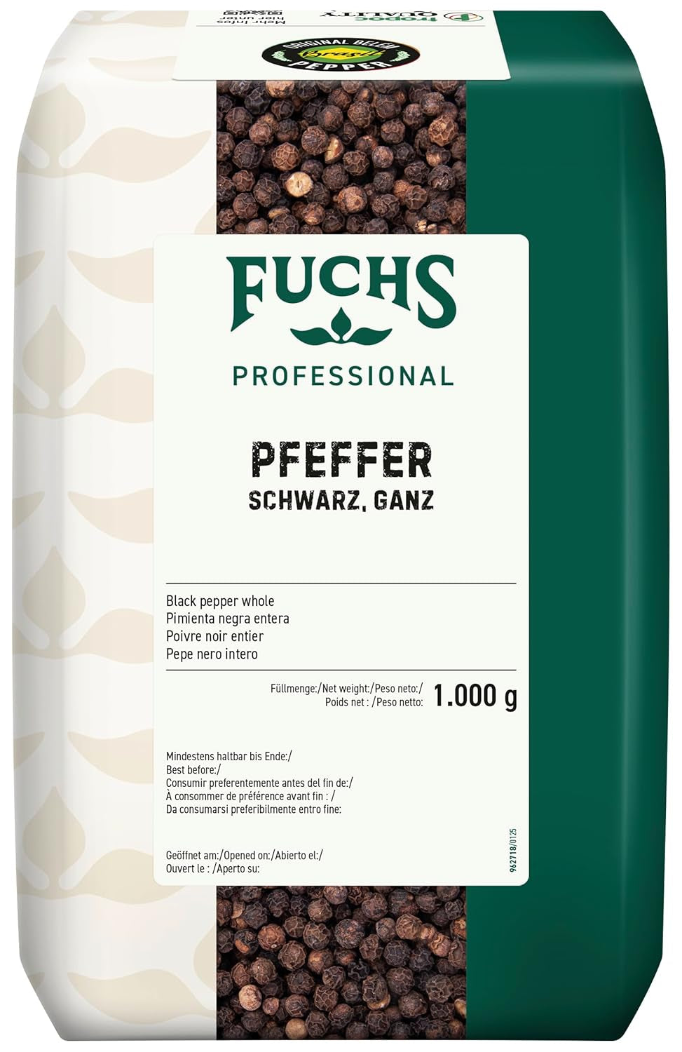 Fuchs Pfeffer schwarz ganz special (1 x 1 kg) | 1. balíček