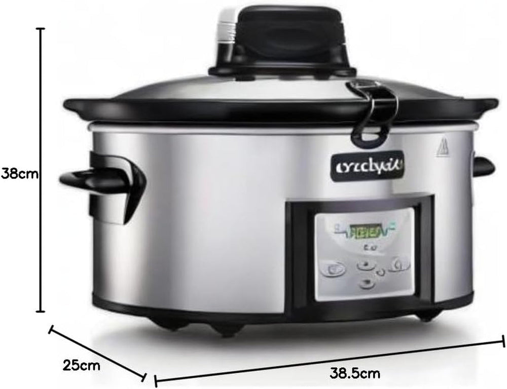Pomalý hrnec Crockpot s funkcí automatického míchání, programovatelné ovládání, 5,7 l (pro 5-6 osob) Pomalý hrnec Naty Shop