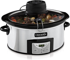 Pomalý hrnec Crockpot s funkcí automatického míchání, programovatelné ovládání, 5,7 l (pro 5-6 osob) Pomalý hrnec Naty Shop Výchozí název