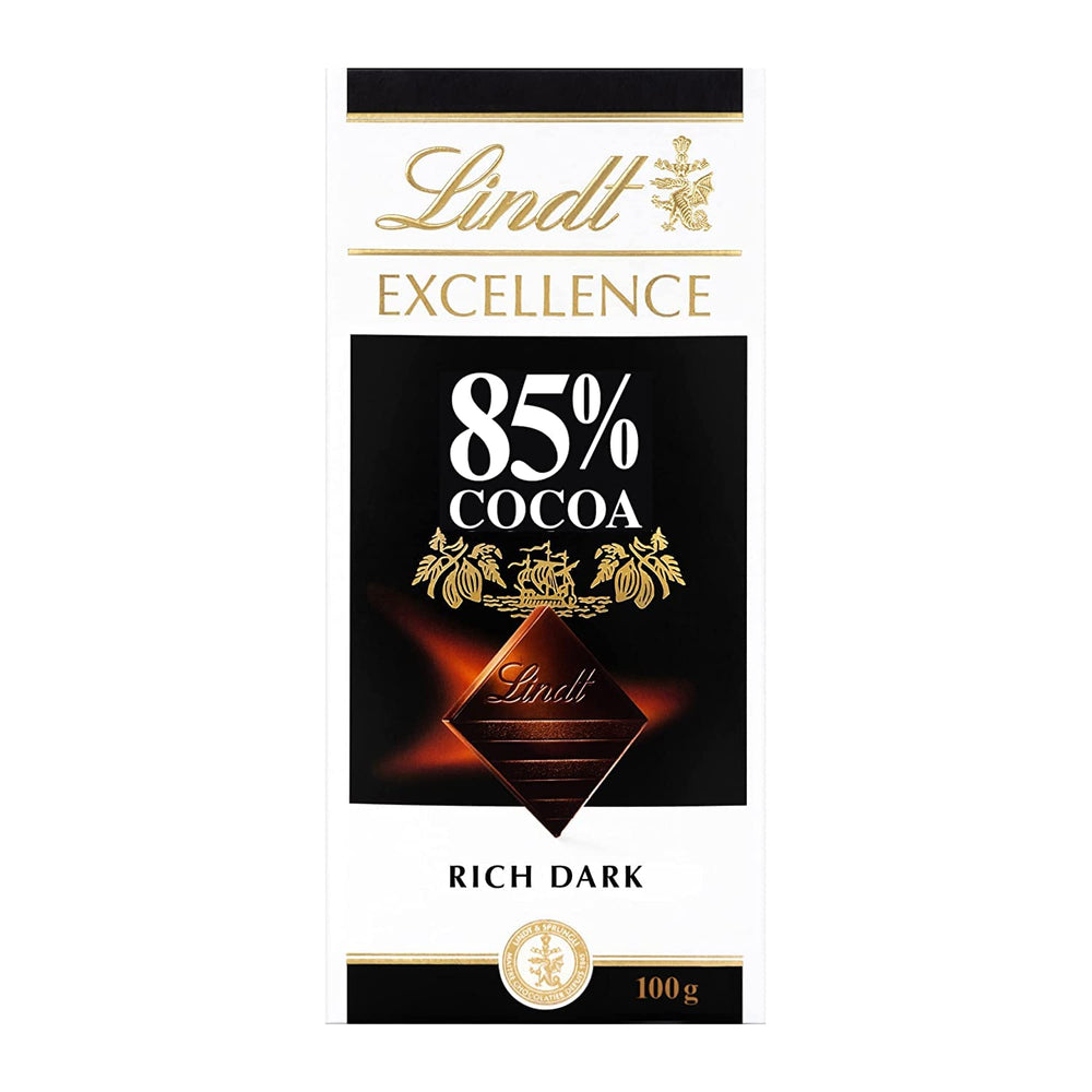 Lindt Čokoláda | Tyčinka EXCELLENCE 85% kakaa | 100 g | Extra tmavá čokoláda | Veganská čokoládová tyčinka