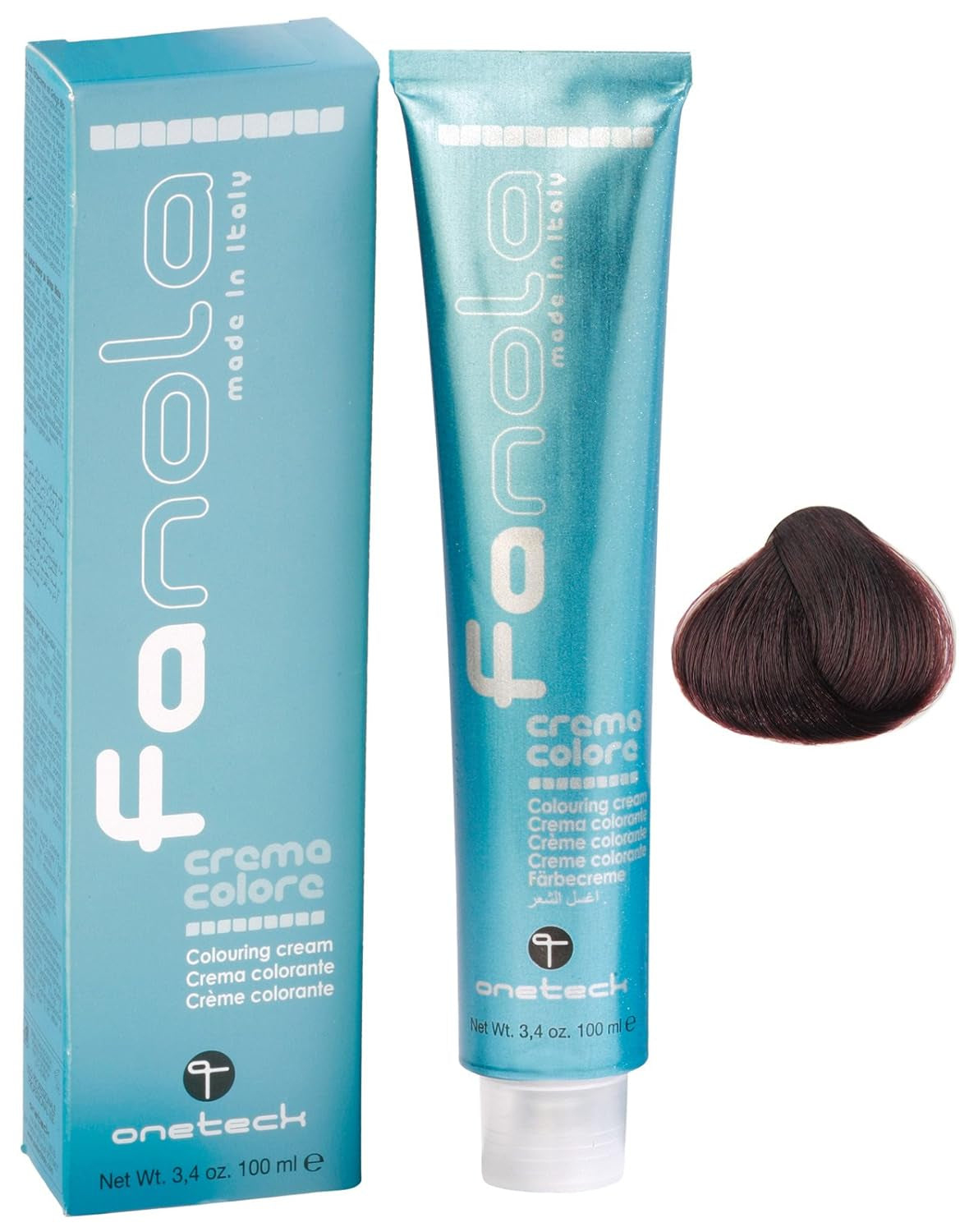 Fanola crema colore Cremă colorantă 7.0 Blond, 100 ml Vopsea pentru par Naty Shop 4.6 Bere medie