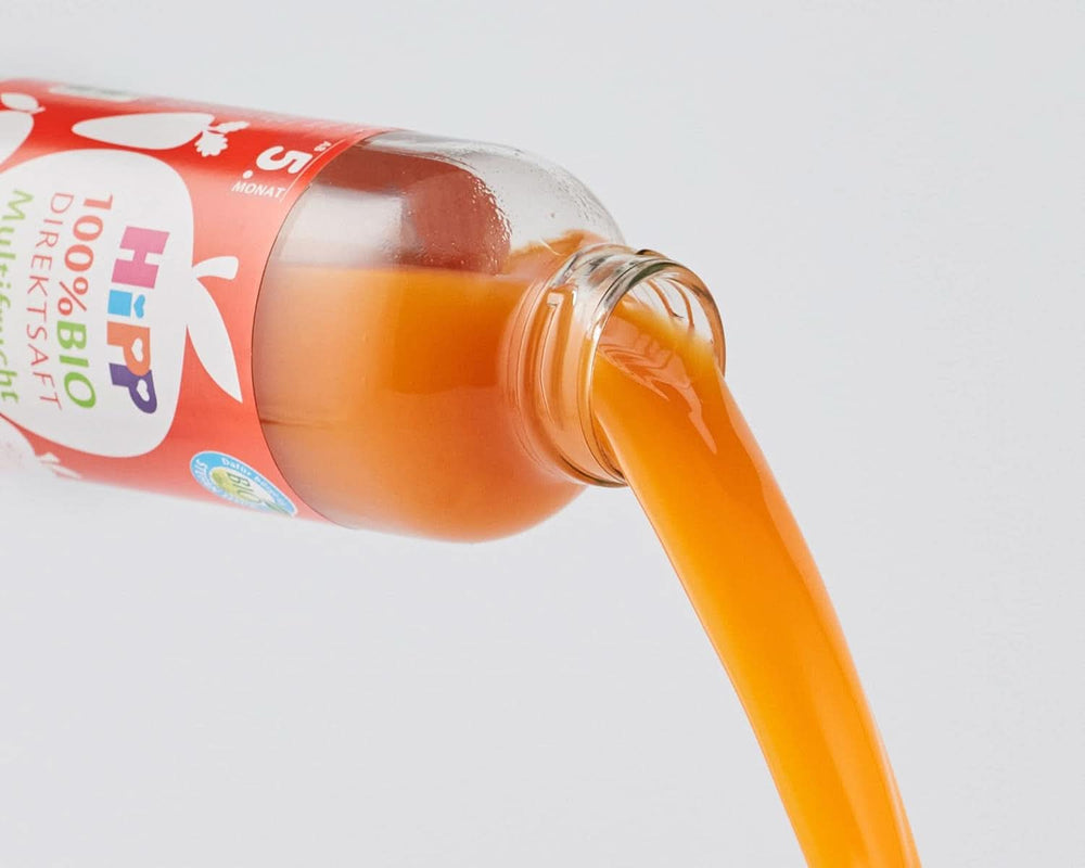 Hipp 100% bio šťávy, multifruit s mrkví, balení 6 ks (6 x 330 ml) Naty Shop