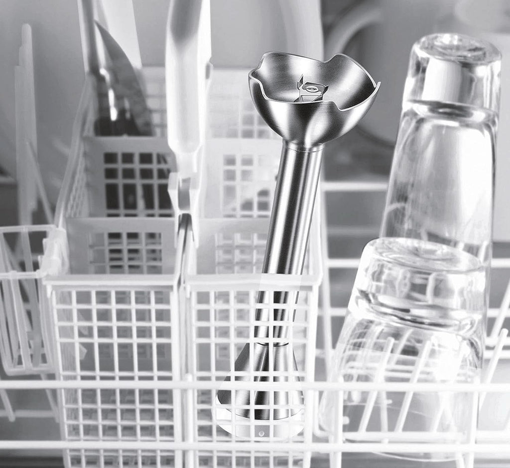 Haushaltsgeräte MSM6B500 Stabmixer, 350 W, Silber/Weiß Bucatarie Naty Shop