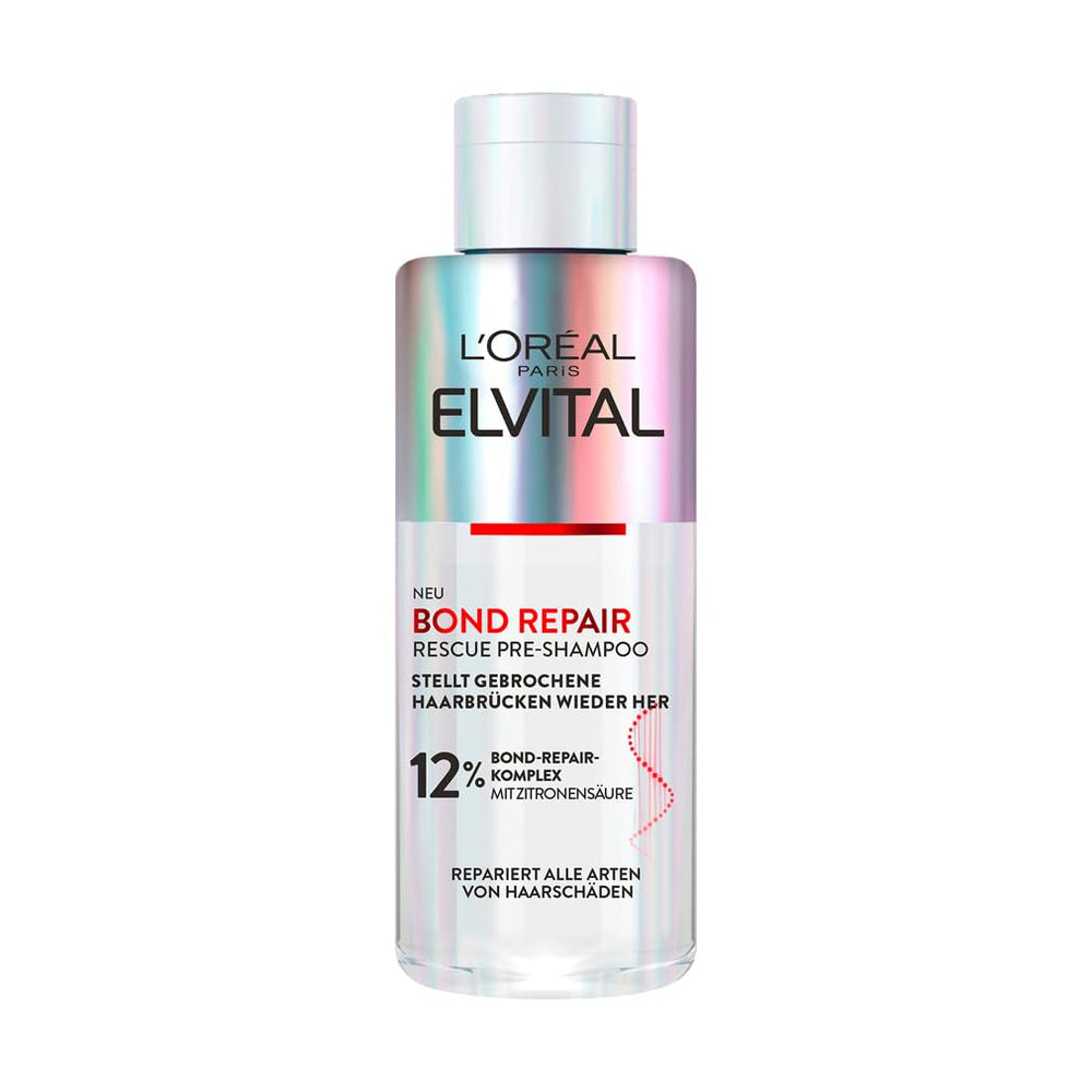 L'Oréal Paris Elvital Bond Repair Shampoo, Curățare delicată pentru repararea părului Duș și baie L'Oréal 200 ml Pre-Shampoo