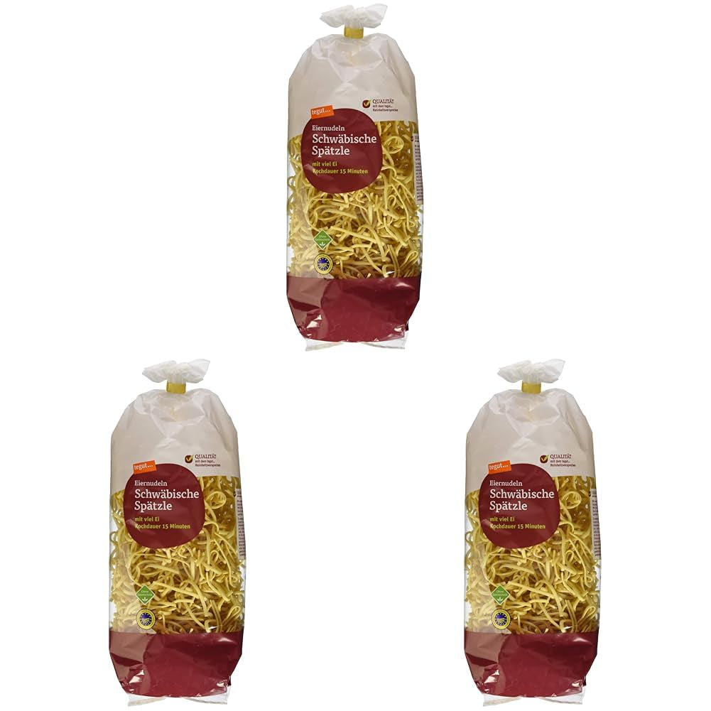 tegut... Nudle s vejcem Swabian Spätzle, 1 x 500g
