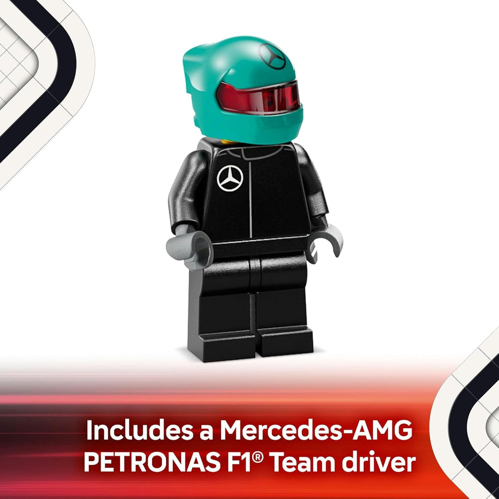 LEGO Speed Champions Mercedes-Amg F1 W15 Závodní auto - Minifigurka Formule 1 - Sběratelský a sestavitelný model auta - Dárek pro chlapce a dívky od 10 let nebo dospělé fanoušky 77244 Stavebnice Besuche den LEGO-Store