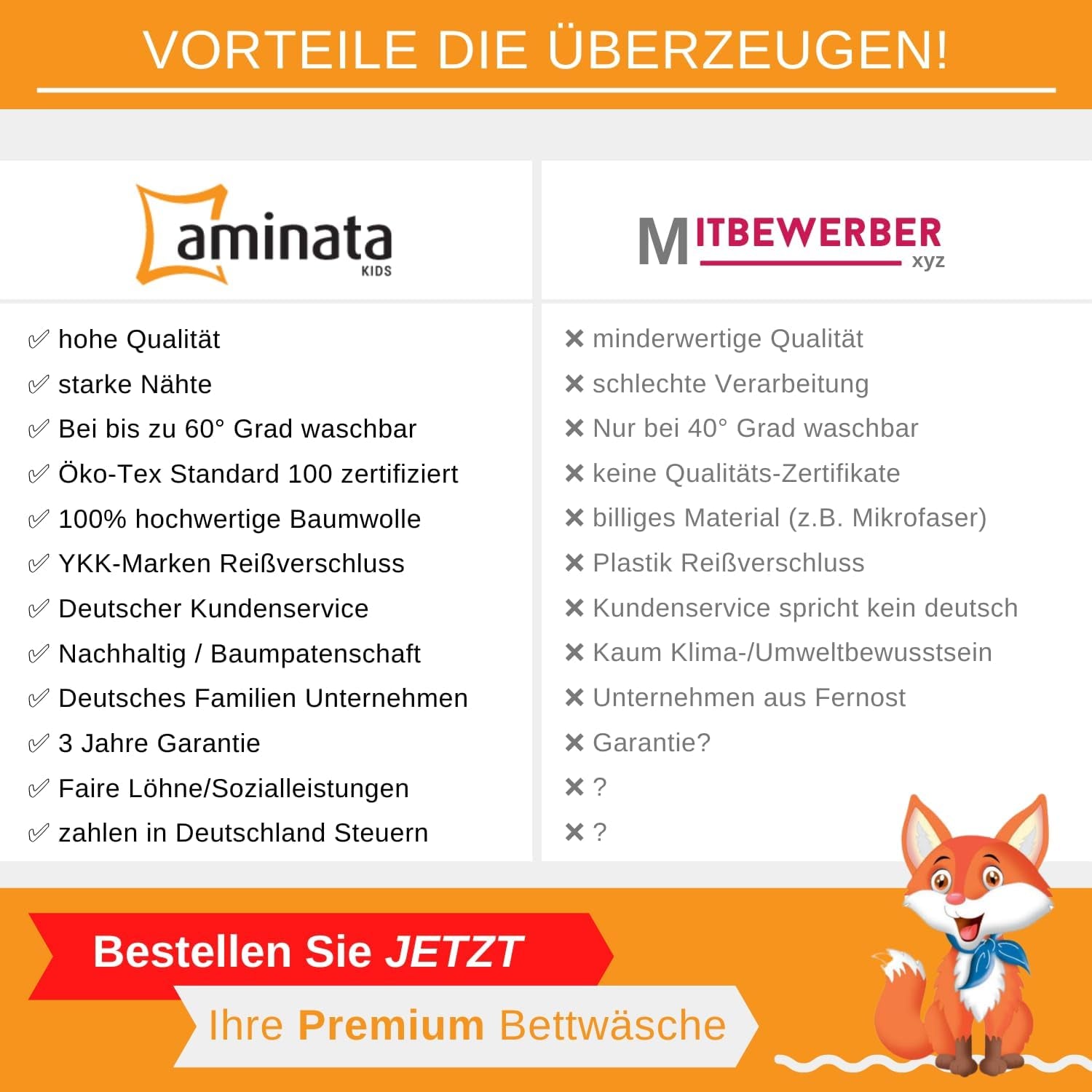 Aminata Kids Dětské povlečení, bavlna Povlečení - dětské Naty Shop