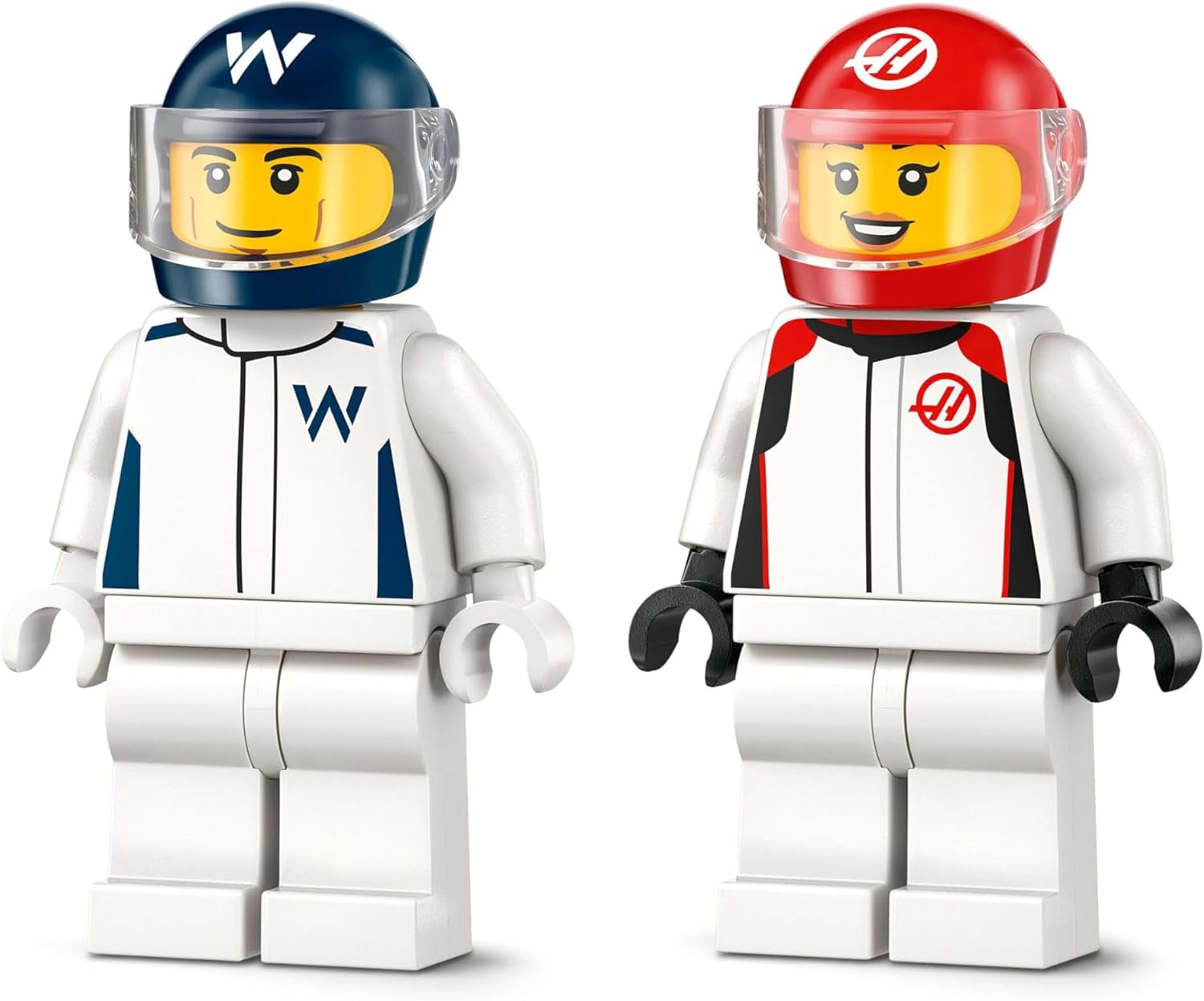 LEGO City Závodní vozy F1 Williams a Haas F1 - Hračka Formule 1 se sestavitelnými auty a 2 minifigurkami závodních jezdců - Nápady na malé dárky pro chlapce a dívky od 4 let 60464 Stavebnice Beuche den LEGO-Store