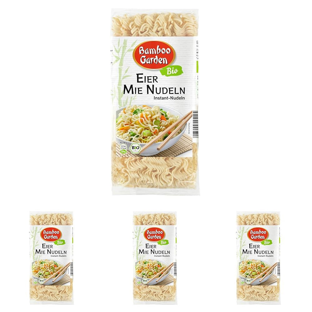 Bamboo Garden Bio vaječné a jehněčí nudle, 250g (Design balení se může lišit)