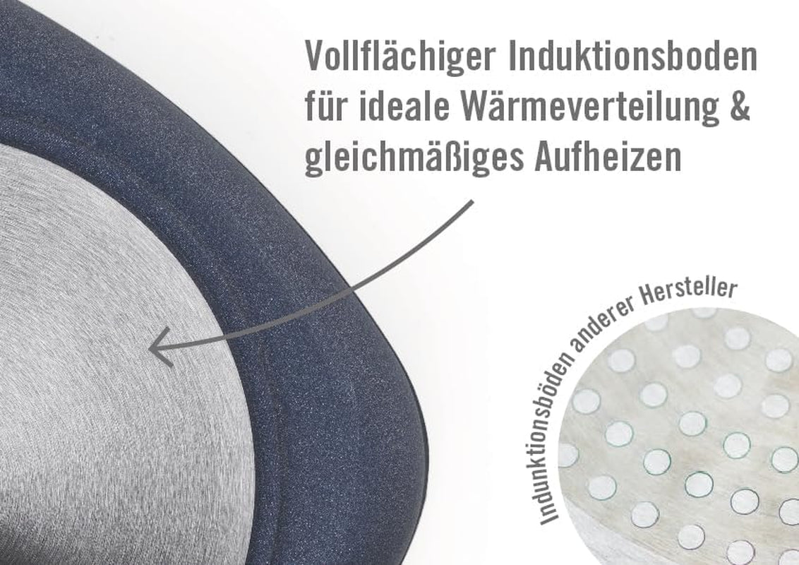 Woll Nowo Titanium Guss-Kasserole Viereckig - Induktiv -, 28 X 28 Cm, 10 Cm Hoch, 6,0 litrů, Mit 2 Seitengriffen - Geeignet Für Alle Herdarten, Aluminium, Backofenfest, Schwarz Formy a plechy na pečení Naty Shop