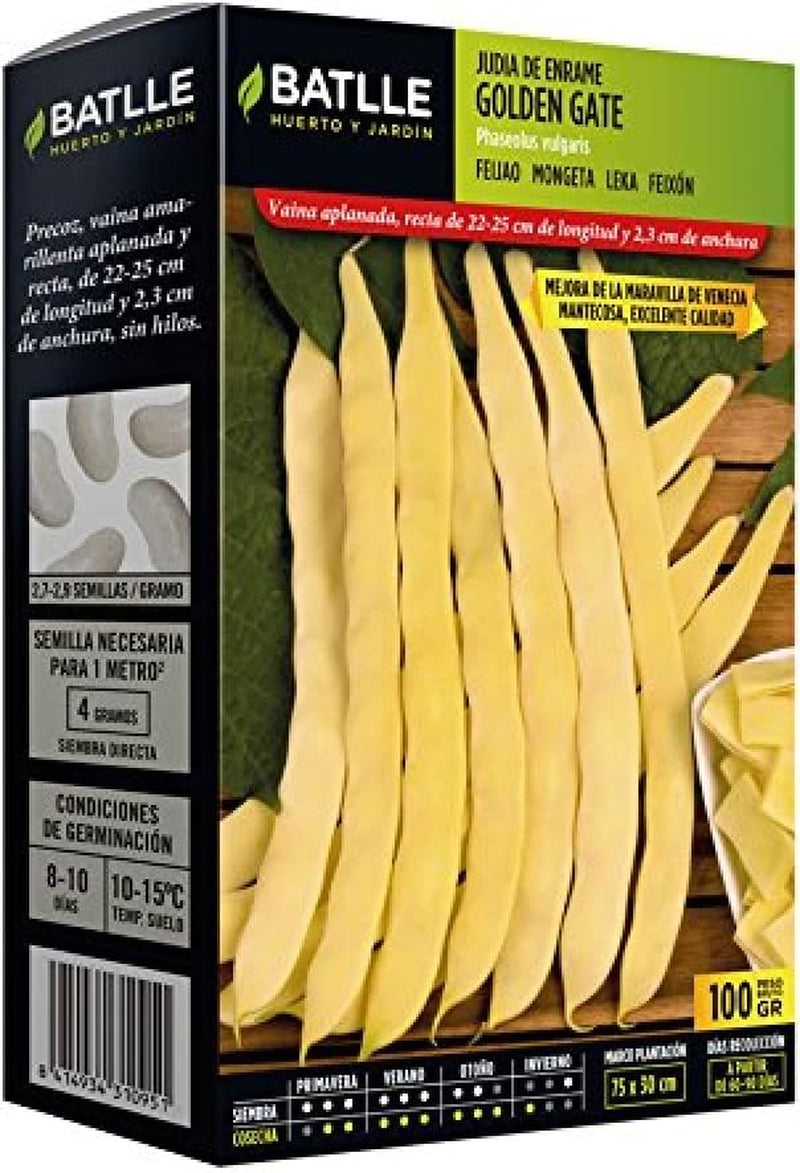 Batlle Gemüsesamen - Stangenbohne Garrofo (100G) Bohnenkerne