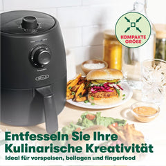 BELLA Hot Air Fryer 1.9L, 5-In-1 Compact Multi-Cooker, acoperire neaderentă, coș sigur pentru mașina de spălat vase Electrocasnice Naty Shop