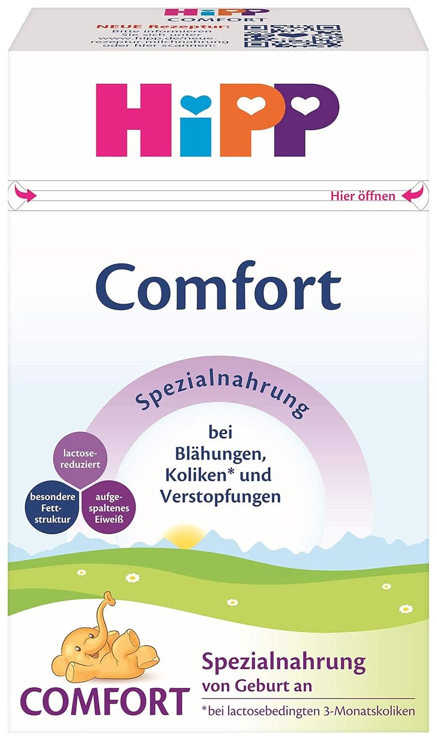 Hipp speciální krmivo speciální antirefluxní krmivo, 4 x 600 gramů Naty Shop