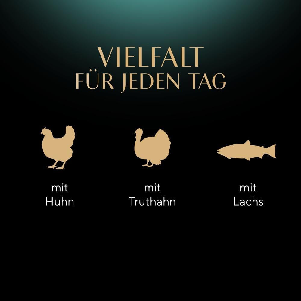 Sheba Portion Pouches Hrană umedă pentru pisici, pachet multiplu Fresh & Fine în sos cu pui și somon MSC, 6x6x50g - Mese rafinate pentru pisici în sos