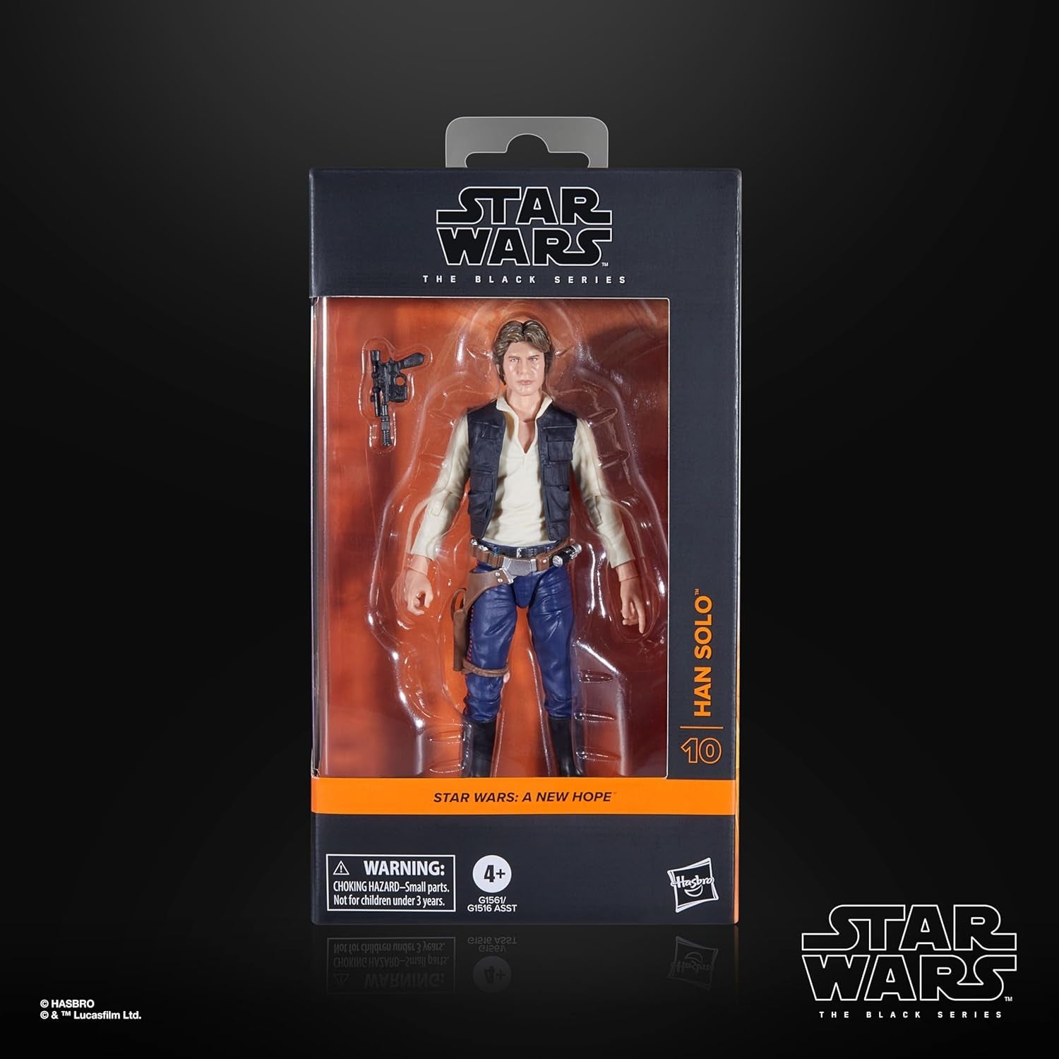 Star Wars Černá série Han Solo, Star Wars: A Hope Premium sběratelská akční figurka (15 cm) Akční figurky Naty Shop