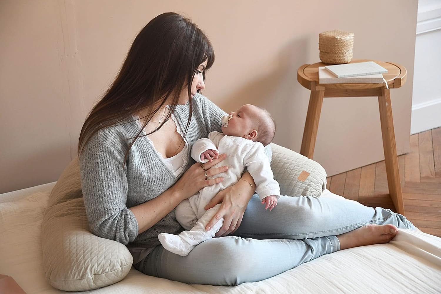 Red Castle - Multifunkční těhotenský a kojící polštář - Ideální na spaní a kojení - Bavlna - 170 cm Příslušenství Dětská výživa a kojení Naty Shop